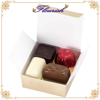 Boîte de chocolat à la main carrée pour cadeau de bureau