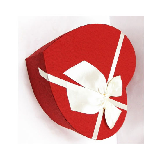 Boîte-cadeau personnalisée de biscuits au chocolat en forme de coeur en forme de fleur
