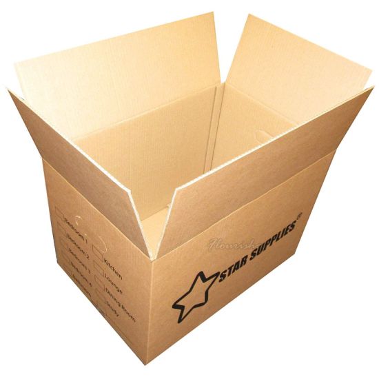Boîte de carton brun de stockage de documents de spécialité de détail de la Chine