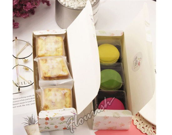 Emballage plat Carton Biscuit Cookie Dessert Rassemblement Coffret cadeau