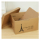 Boîte de papier thermique imprimé ondulé recyclé durable