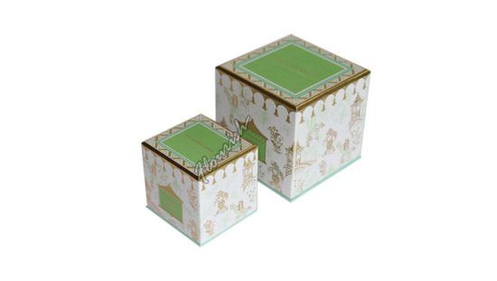 Emballage à chaud Boîte de parfum de boîte-cadeau de papier de carton d'impression exotique
