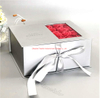 Logo fait sur commande imprimant la boîte carrée d'emballage de parfum de fleur de carton pour des Valentines avec la fenêtre