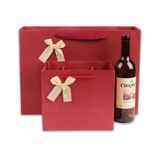 Boîte en carton d'emballage de cadeau de champagne de vin d'événement fait sur commande pour elle