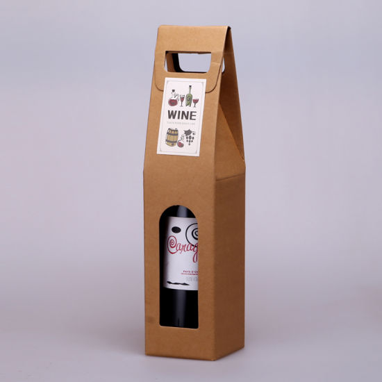 Porte-bouteille de bière en carton Kraft fabriqué en Chine