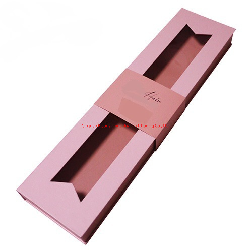 Boîte d'extension de cheveux de perruque rose à la mode pour filles de haute qualité