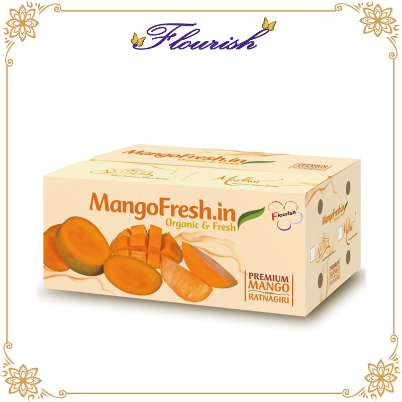 Boîte de papier de carton robuste pour l'emballage de mangue de fruits