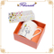Belle boîte de rangement cadeau en papier enduit orange