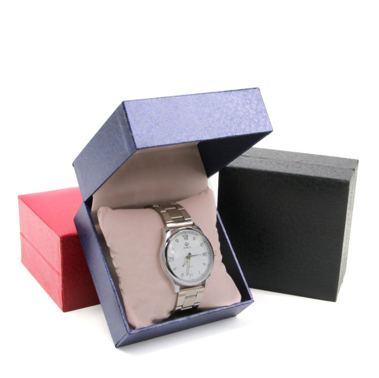 Boîte de montre en cuir PU de luxe en usine de Qingdao
