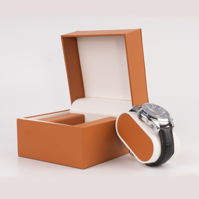 Boîte de montre en cuir PU de luxe en gros de fabricant de la Chine