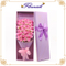 Boîte surprise de bouquet en carton violet estampé à l'or