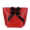  Sacs-cadeaux d'emballage en papier rouge de mode en gros, sacs à provisions de festival