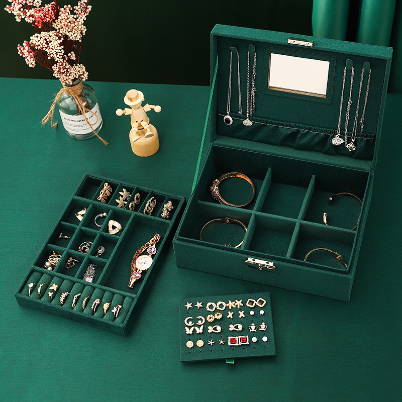 Boîte de bijoux de luxe en gros de fabricant de la Chine