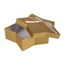 Boîte d'étoile d'emballage de sucrerie de cadeau d'anniversaire de papier kraft rigide