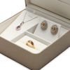 Boîte à bijoux en cuir PU de luxe haut de gamme