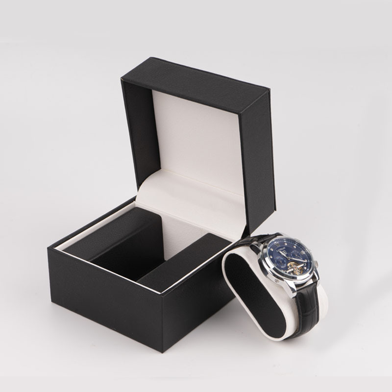 Boîte de montre en cuir PU de luxe en gros de fabricant de la Chine