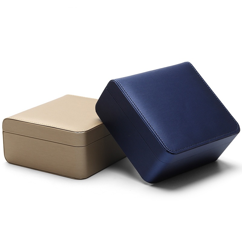 Boîte à bijoux en cuir PU de luxe haut de gamme